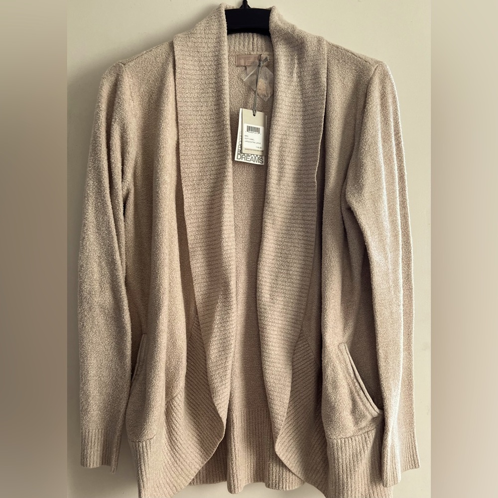 Barefoot Dreams Cozy Chic Lite Open Fly Front Cardigan